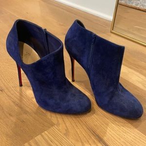 Indigo suede Christian Louboutin